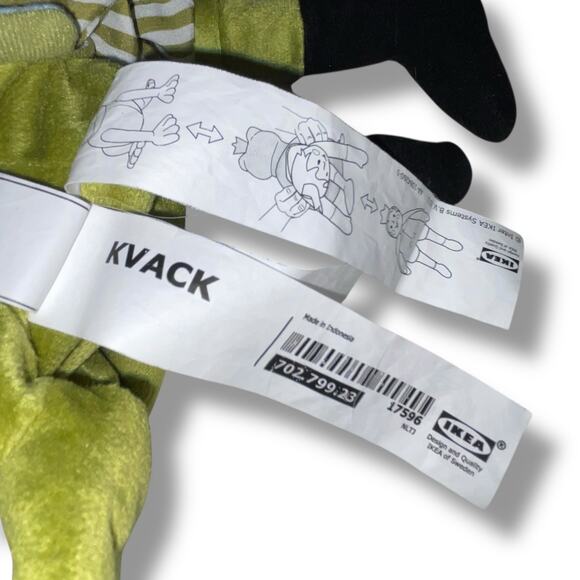 Ikea Kvack Frog & Prince Plush 2 in 1 Reversible Flip Nursery Decor Shower Gift - Picture 6 of 9